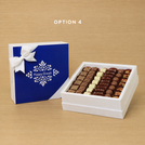 Happy Diwali ornament designed premium chocolate white hard box