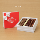 Happy Diwali ornament designed premium chocolate white hard box