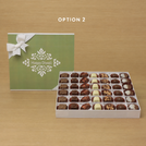 Happy Diwali ornament designed premium chocolate 42P white hard box