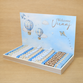Baby boy air balloon theme premium ch...