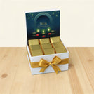 Happy diwali designed premium chocolate small hamper