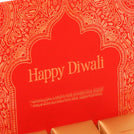 Happy diwali festive designed premium chocolate large hamper