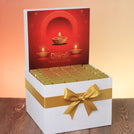 Happy Diwali candle lights designed premium chocolate large hamper