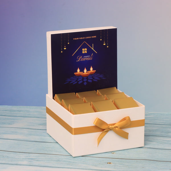 Corporate real estate diwali designed premium chocolate small hamper