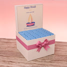 Corporate customized diwali pink designed premium chocolate large hamper