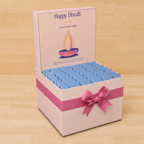 Corporate customized diwali pink desi...