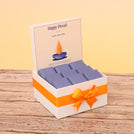 Corporate customized diwali blue designed premium chocolate small hamper