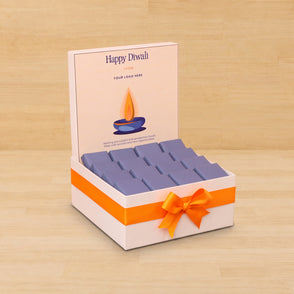 Corporate customized diwali blue desi...