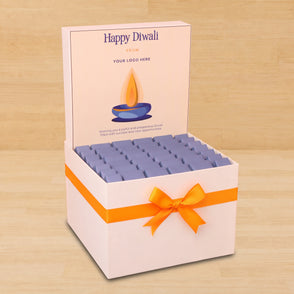 Corporate customized diwali blue desi...