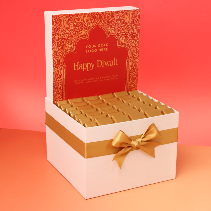 Corporate customized diwali festive designed premium chocolate large hamper