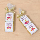 "Happy Diwali" designed 2-piece premium chocolate pack giveaway
