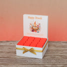 Happy diwali floral radiance designed premium chocolate medium hamper