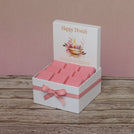 Happy diwali floral candle lights designed premium chocolate small hamper