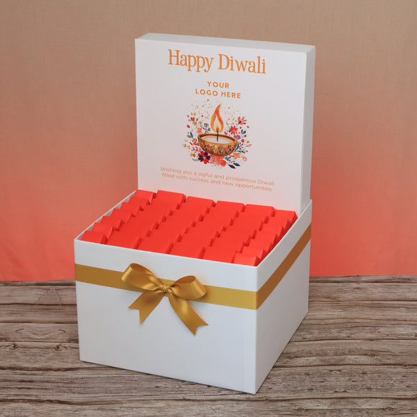 Corporate customized diwali floral radiance designed premium chocolate large hamper