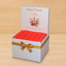 Corporate customized diwali floral radiance designed premium chocolate large hamper