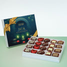 Set of 3 corporate customized diwali candle lights designed premium chocolate 20P hard box