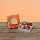 Set of 15 Happy diwali golden candle designed premium chocolate 4P hard box