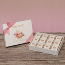 Happy Diwali floral candle lights designed premium chocolate 12P hard box