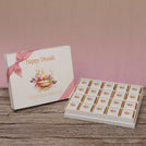 Happy diwali floral candle lights designed premium chocolate 20P hard box
