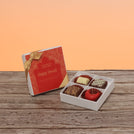 Set of 15 Corporate customized happy diwali festive frame designed premium chocolate 4p hard box