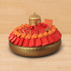 Happy Diwali Mosque candle designed w...