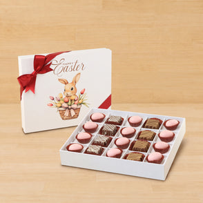 Happy easter designed premium chocola...