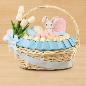 Happy Easter designed premium chocola...