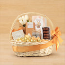 Happy Easter designed premium chocolate and sweets medium basket