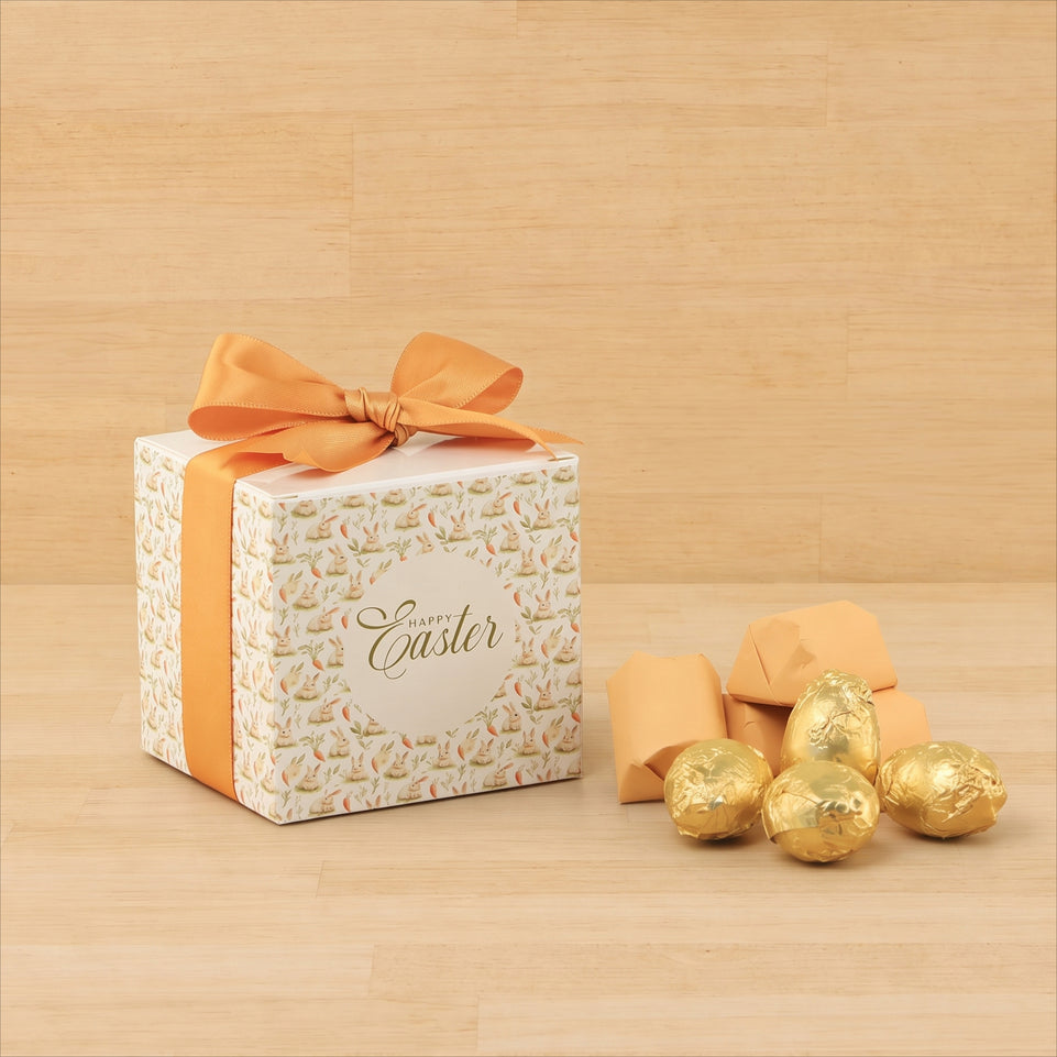 Set of 20 Happy Easter designed premium chocolate cube soft box giveaway