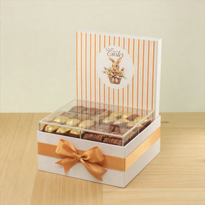 Happy Easter designed premium chocola...