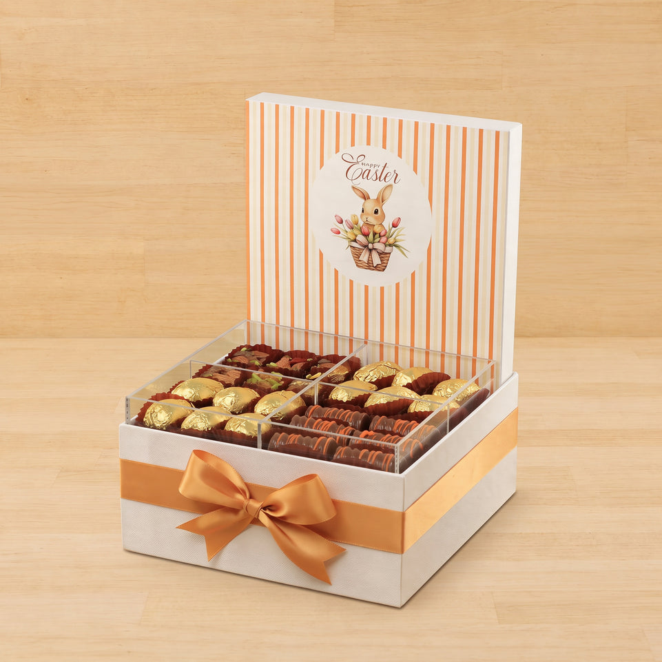 Happy Easter designed premium chocolate medium hamper