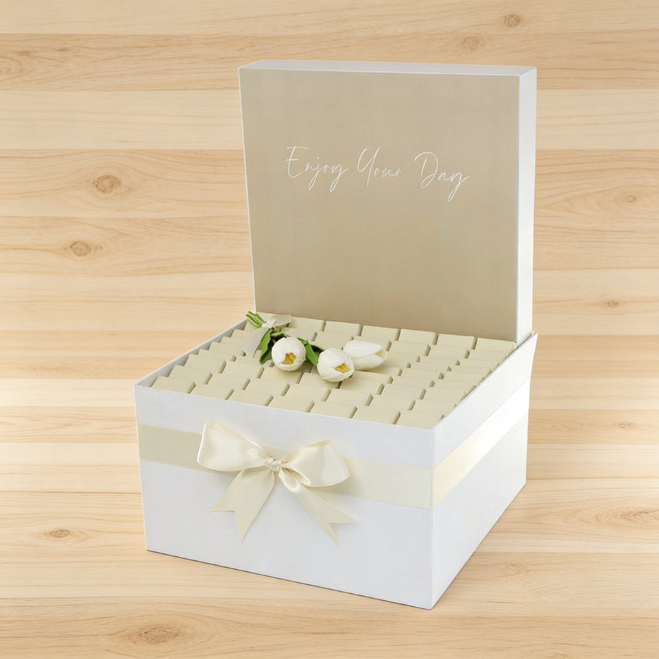Enjoy your day minimalist designed premium chocolate extra large hamper