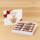 Happy easter designed premium chocolate 20P hard box