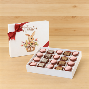 Happy easter designed premium chocola...