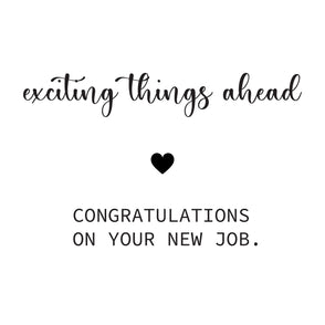 Exciting things ahead congratulations...