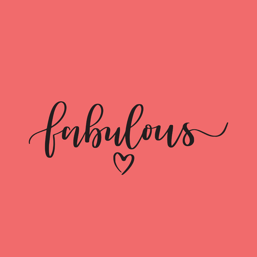 Fabulous simple with heart greeting card