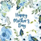Floral vintage happy mother's day greeting card