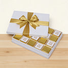 Good luck classic gold designed 20-piece premium chocolate hard box