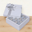 Good luck classic silver designed premium chocolate one layer hard box