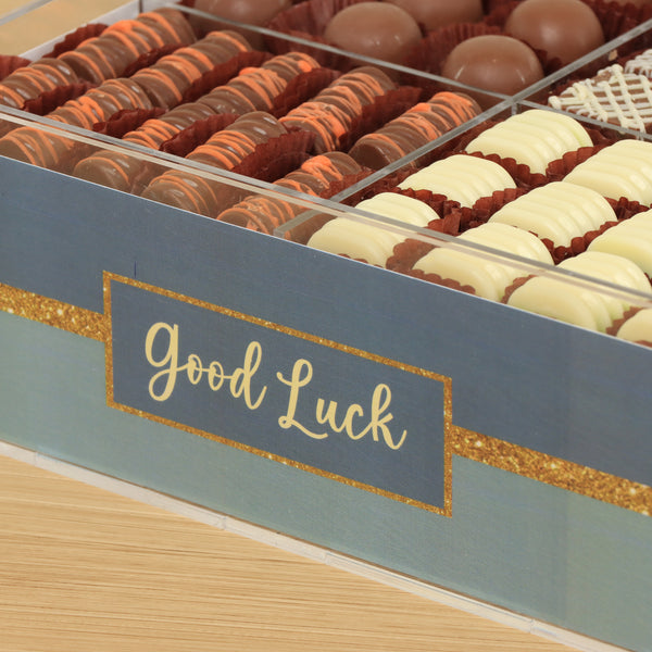 Good luck premium chocolate small  double acrylic tray