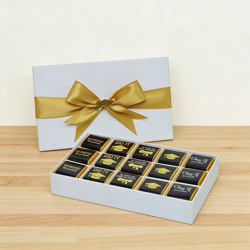 Graduation designed 15P premium chocolate hard box