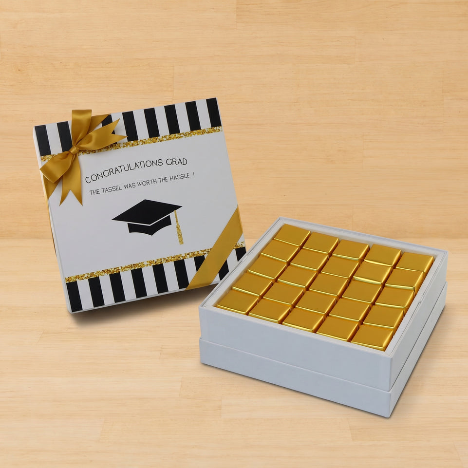 Graduation designed 25P premium chocolate hard box