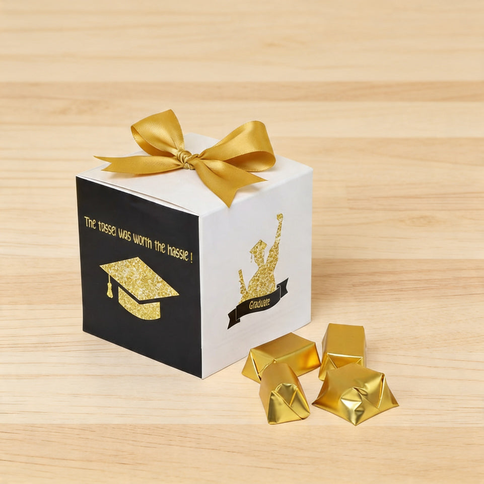 Set of 20 Graduation designed premium chocolate soft box giveaway