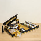 Graduation personalized and acrylic decorated chocolate large leather tray