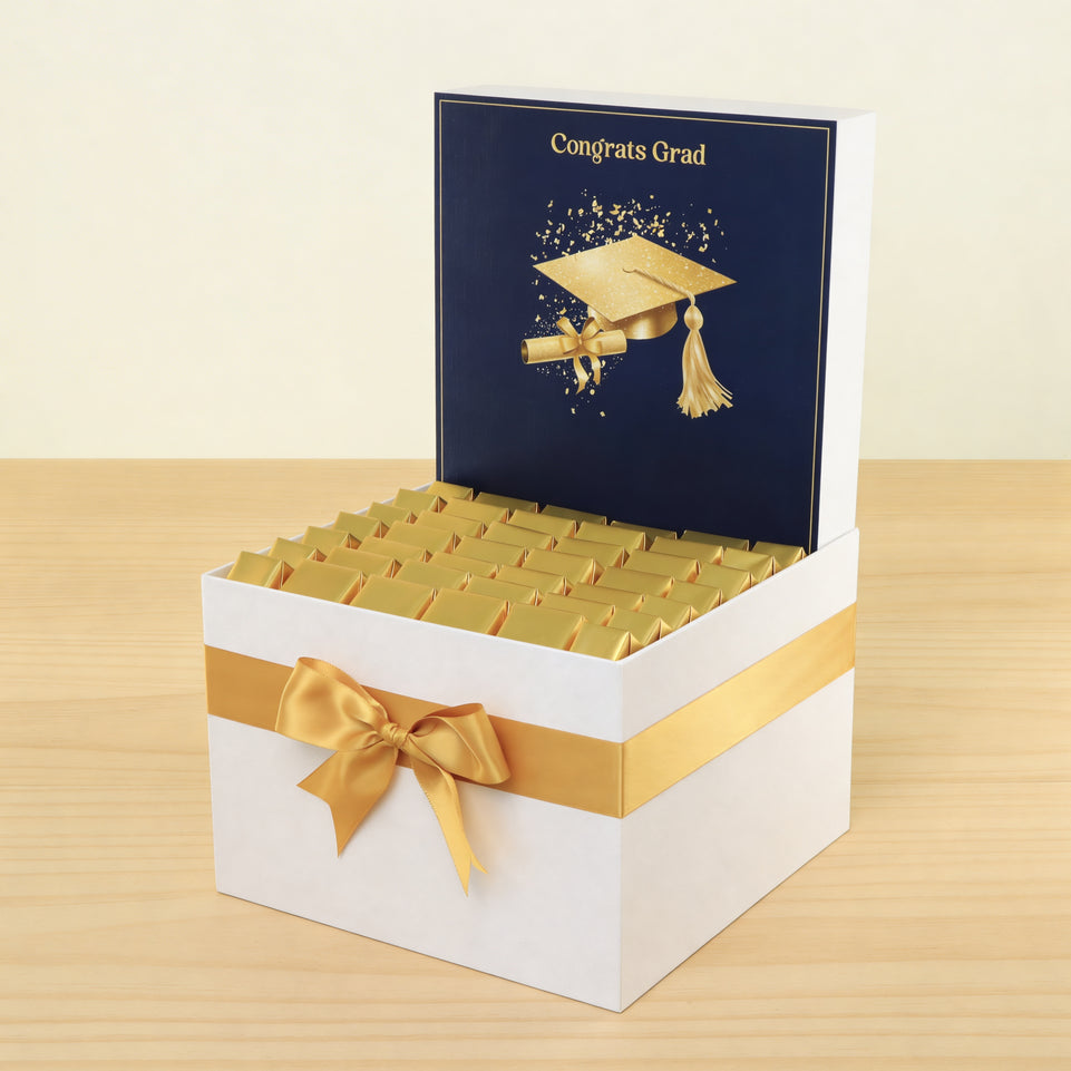 Graduation designed premium chocolate large hamper