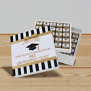 Graduation designed personalized premium chocolate hard box