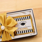 Set of 20 personalized graduation designed premium chocolate view top box giveaway