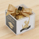Set of 20 Personalized graduation designed premium chocolate acrylic box