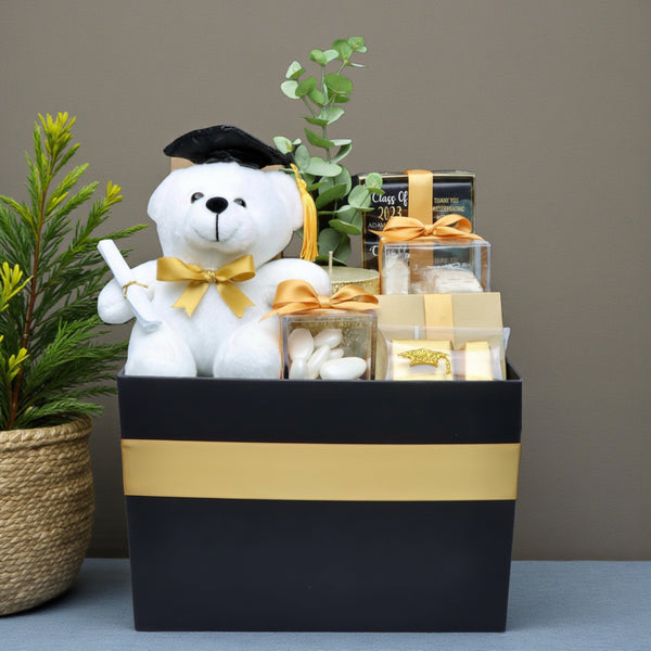 Graduation designed premium chocolate & sweets large hamper