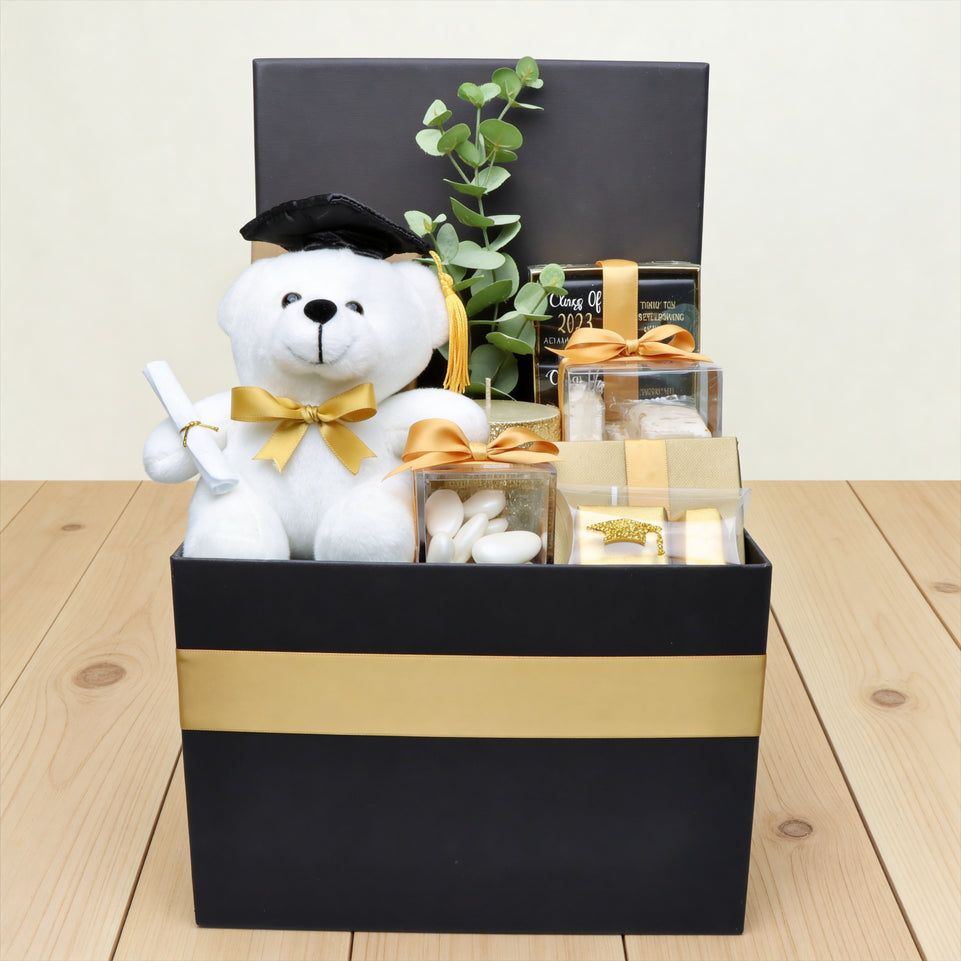 Graduation designed premium chocolate & sweets large hamper